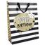 Geschenktasche Golden Birthday L - Goldfarben/Schwarz, MODERN, Karton (40/30/12cm) Geschenktasche Golden Birthday L - Goldfarben/Schwarz, MODERN, Karton (40/30/12cm)