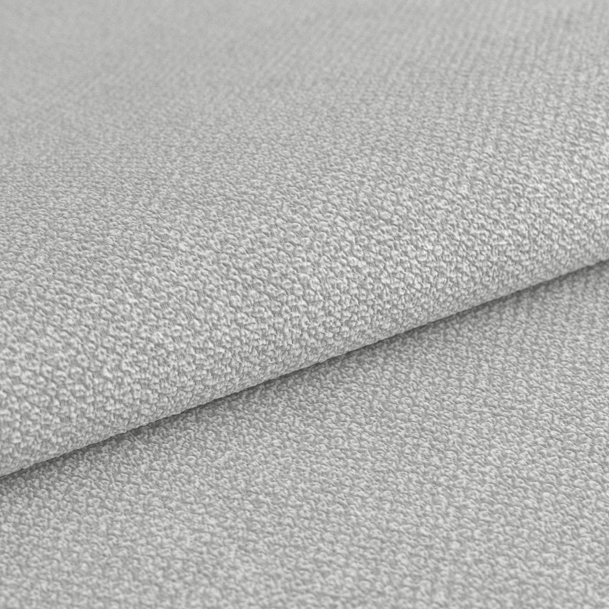 Ecksofa Mendoza - Silberfarben/Schwarz, Design, Textil (309/197cm) - Ondega