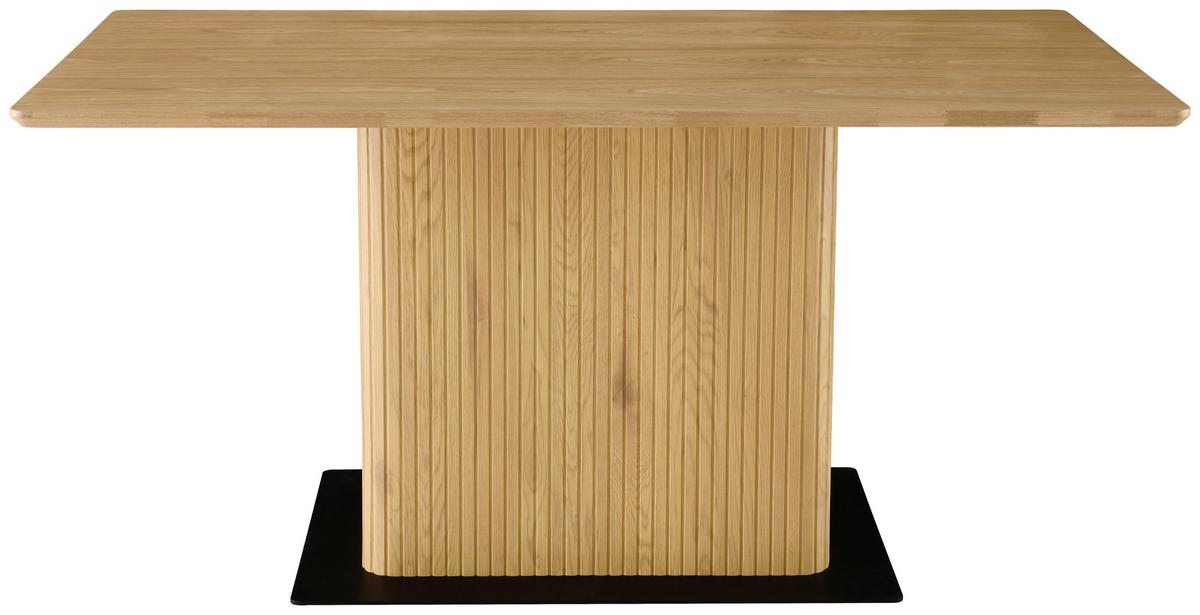 Étkezőasztal Joe - tölgyfa színű/fekete, Lifestyle, faalapú anyag/fa (160/90/75cm) - MID.YOU