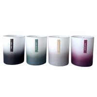 VONNÁ SVÍČKA ZOEY - bílá/bordeaux, Moderní, sklo (8/9,5cm) - Mömax