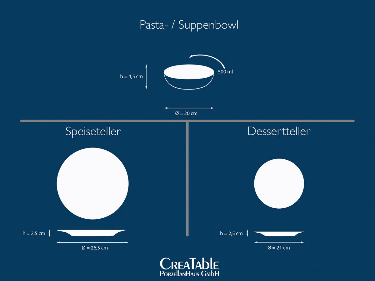 Tafelservice Amarilla 12--Teilig., Grün, Weiß - Weiß/Grün, Basics, Keramik - Creatable