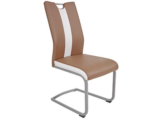 Schwingstuhl Irma - Alufarben/Braun, MODERN, Textil/Metall (44/98/59cm) Schwingstuhl Irma - Alufarben/Braun, MODERN, Textil/Metall (44/98/59cm)
