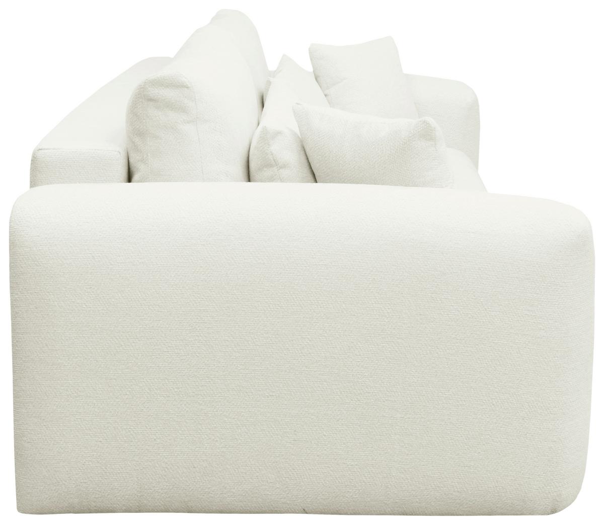 Schlafsofa Supra, Weiß B: 245 Cm - Schwarz/Weiß, Design, Holz/Textil (245/90/117cm) - MID.YOU