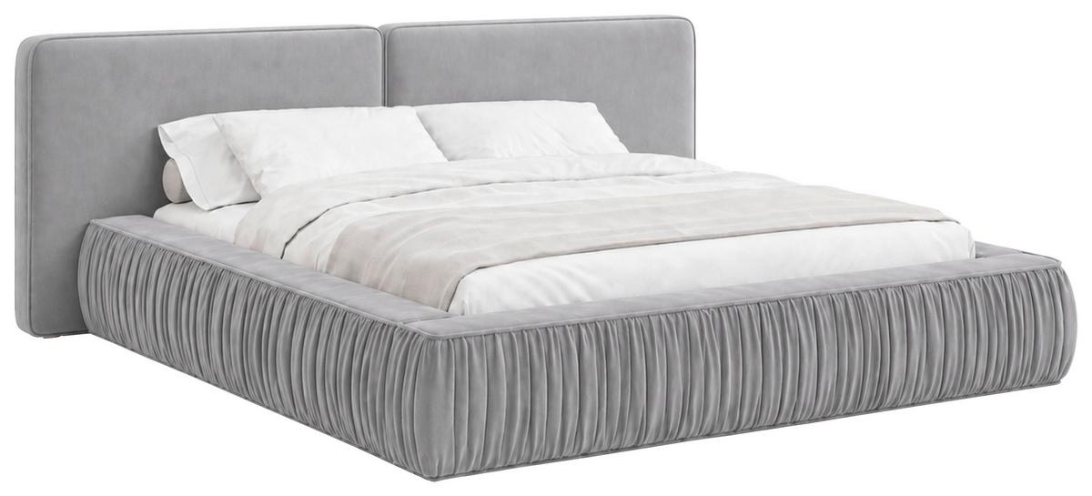 POLSTERBETT Vanessa Creme 160x200cm - Creme/Schwarz, MODERN, Holz/Metall (160/200cm) - MID.YOU