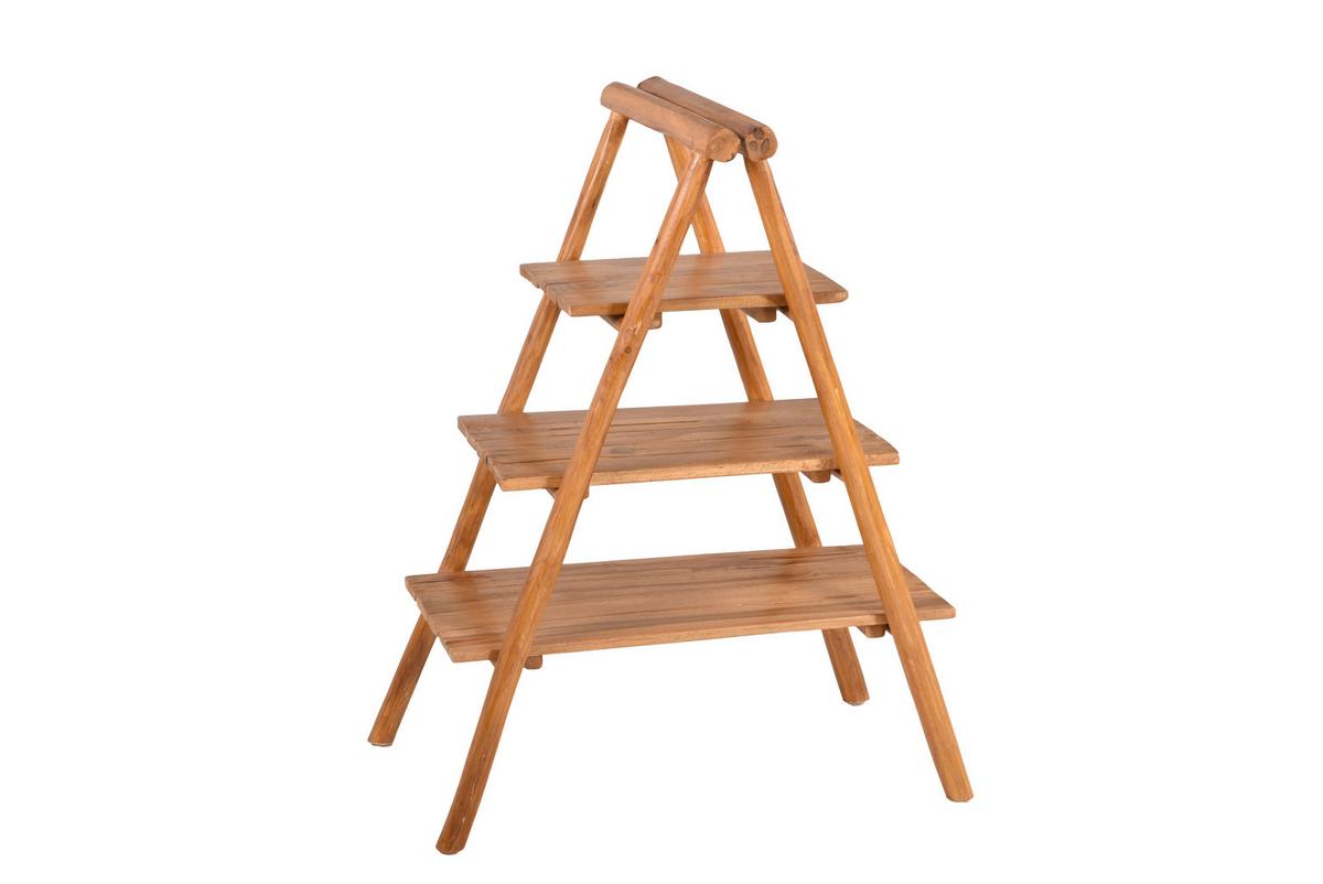 Gartenregal Floris - Braun, Basics, Holz (50/103/75cm) - Gardenson