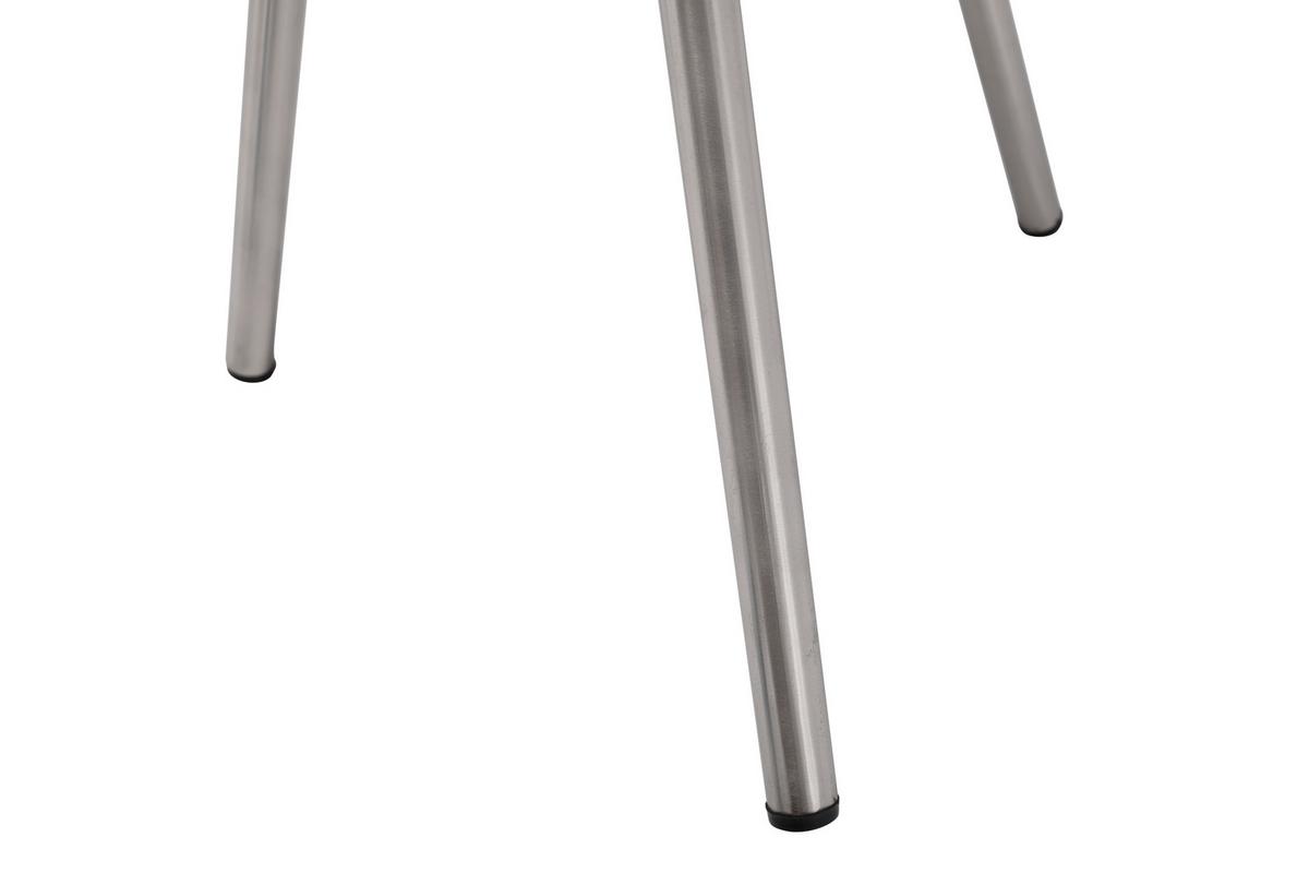 Beistelltisch Morrison 725 Rosa/Silberfarben B: 41 cm - Silberfarben/Rosa, Design, Metall (41/47cm) - Kayoom