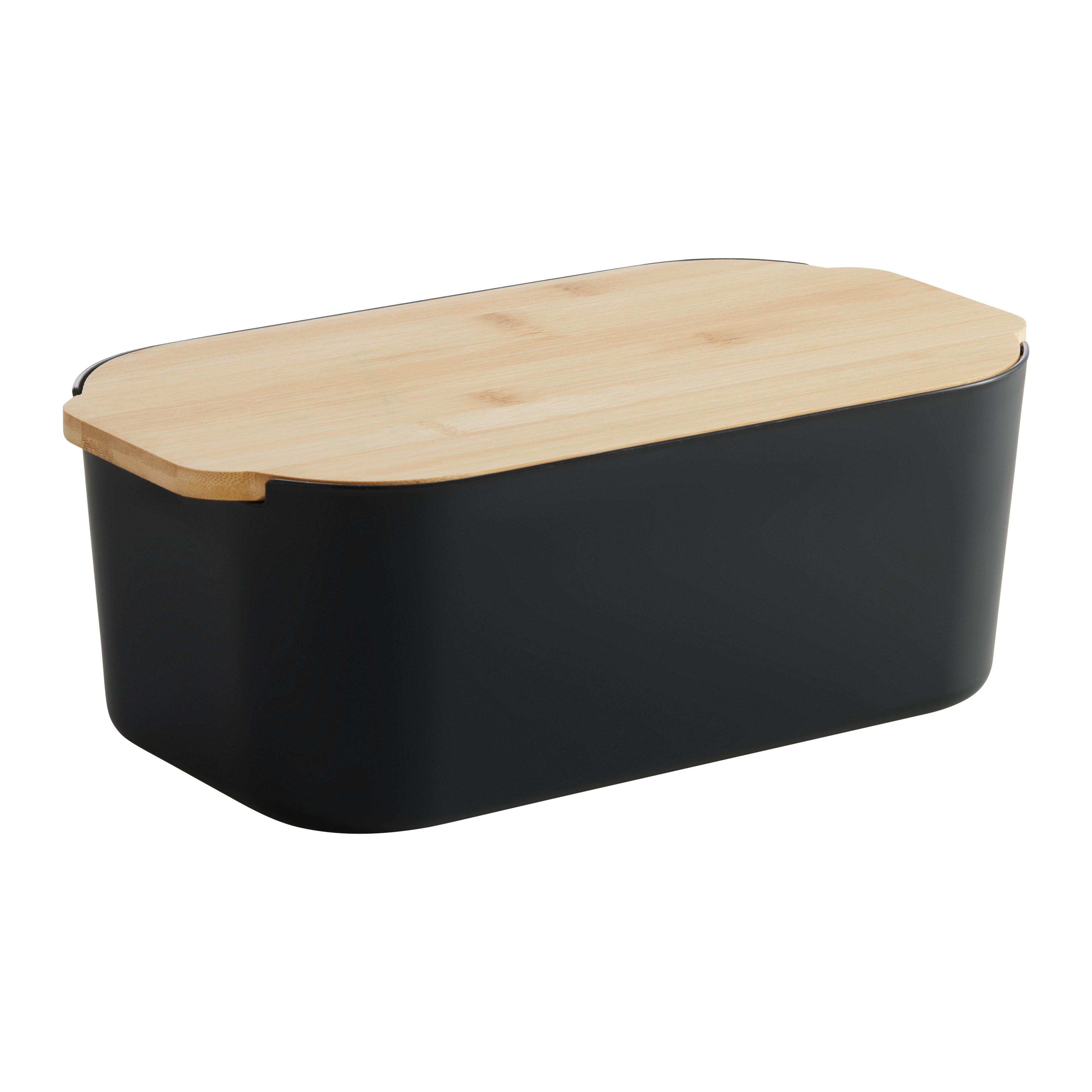 Chlebník na pečivo MAGNUS - černá, Moderní (33/18.5/12cm) - Mömax