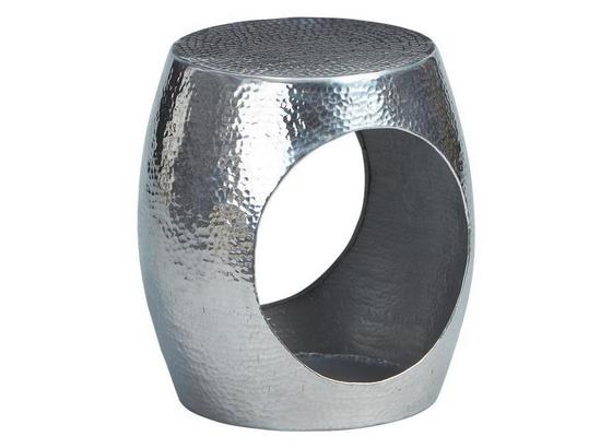 Beistelltisch Agra S D: 37 cm Grau - Silberfarben/Grau, Basics, Metall (37/41/37cm) - Livetastic Beistelltisch Agra S D: 37 cm Grau - Silberfarben/Grau, Basics, Metall (37/41/37cm) - Livetastic