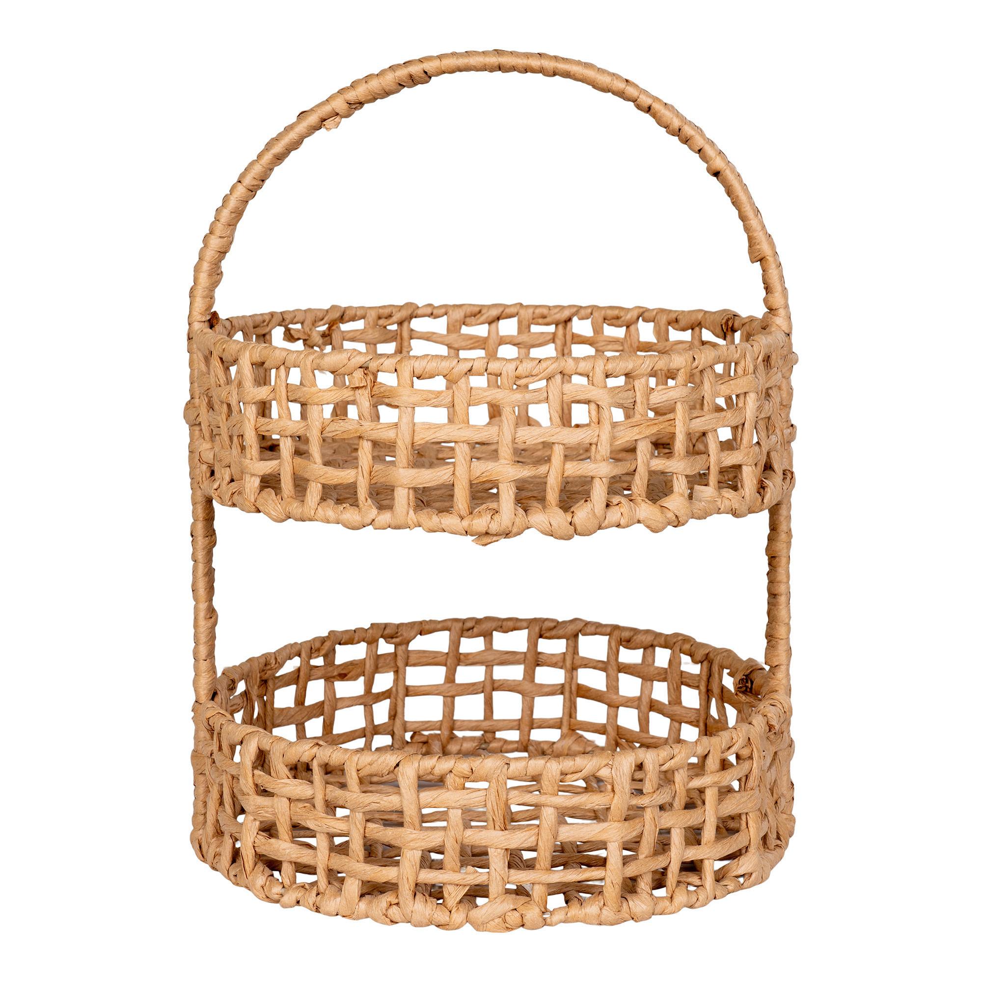 Dekokorb Anadia Braun B: 29 Cm - Braun, Design, Papier/Metall (29/39/29cm)