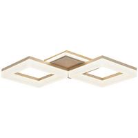 STROPNÍ LED SVÍTIDLO KOOL - šampaňská, Moderní, kov/plast (62/31/9cm) - Mömax