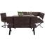 Eckbank Donna Li - Anthrazit/Braun, MODERN, Textil/Metall (200/91/150cm) Eckbank Donna Li - Anthrazit/Braun, MODERN, Textil/Metall (200/91/150cm)