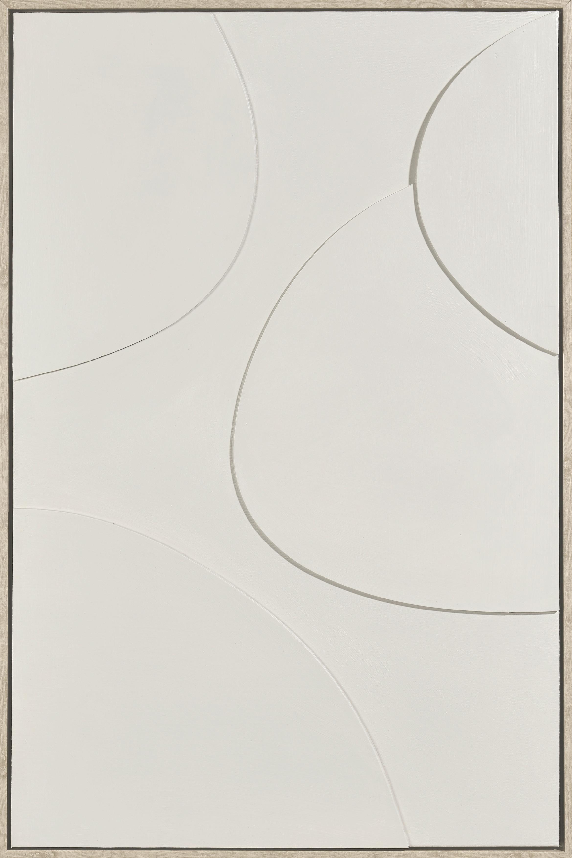 Obraz na plátne Denise - přírodní barvy/béžová, dřevo/textil (60/90cm) - Premium Living