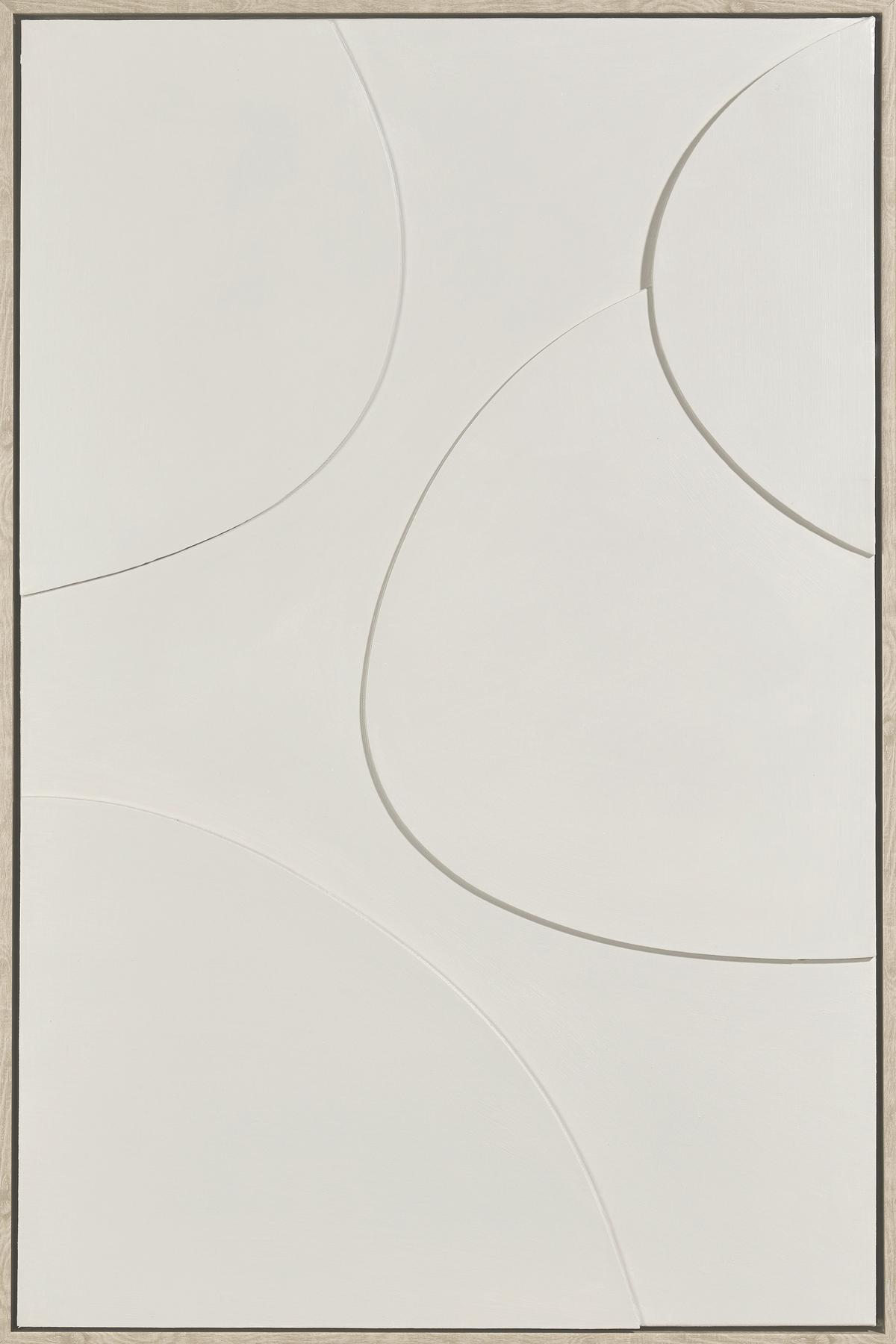 Obraz na plátne Denise - přírodní barvy/béžová, dřevo/textil (60/90cm) - Premium Living