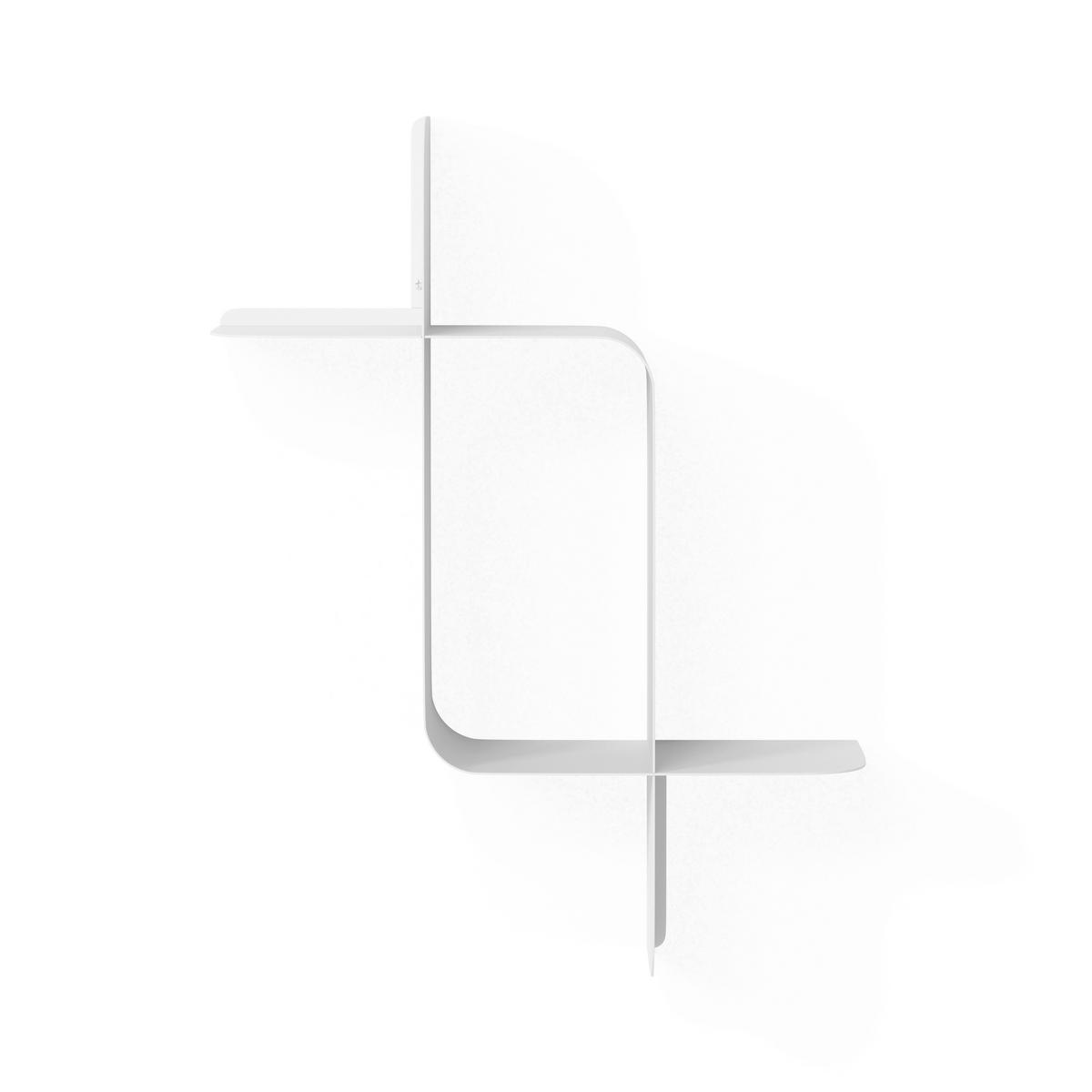 Nástenná polica, biela - Basics (61/47/15cm) - Umbra