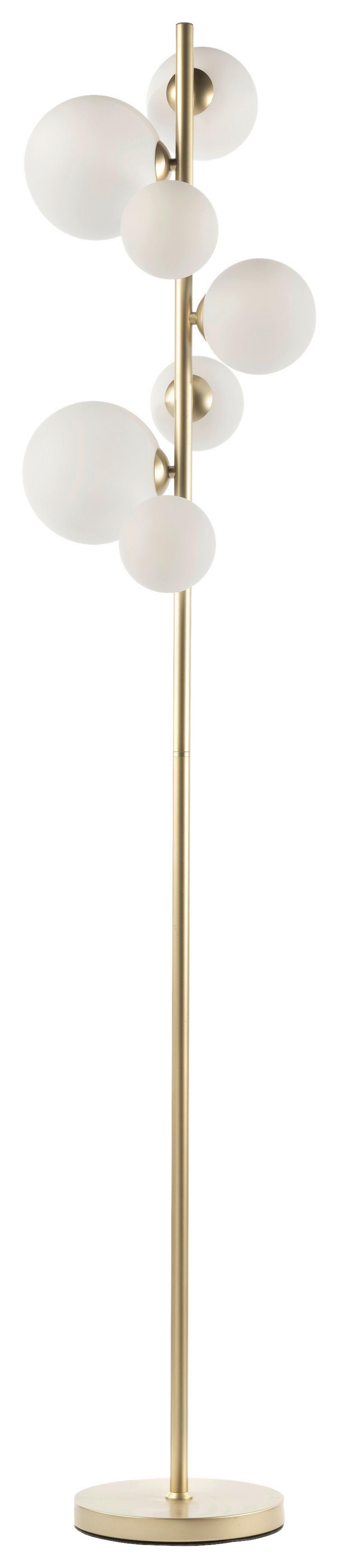 STEHLEUCHTE Paloma Sahara L: 30 cm 3W - Goldfarben/Sahara, KONVENTIONELL, Glas/Kunststoff (30/30/155cm)