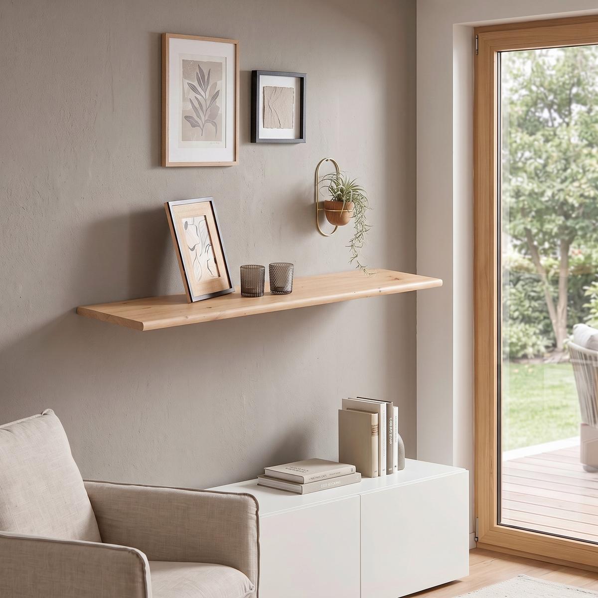 Wandboard Joker Artisan B: 90 cm - Eiche Artisan, Trend, Holzwerkstoff (90/1,8/28cm)
