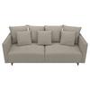 3-sitzer-sofa Mit Schlaffunktion Sofia B: 223 Cm - Beige, Design, Textil (223/96/95cm) - MID.YOU