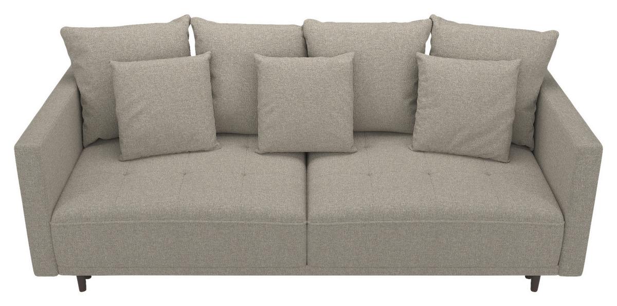 3-Sitzer-Sofa Mit Schlaffunktion Sofia B: 223 cm - Beige, Design, Textil (223/96/95cm) - MID.YOU