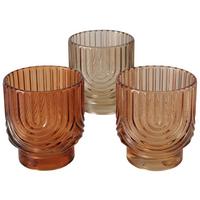 Svietnik ARCY I - oranžová/béžová, Konventionell, sklo (7/8cm) - Mömax