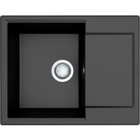 Spüle Juna 500 S - Schwarz, MODERN, Stein (65/20/51cm) - HKT