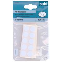 Abdeckpad Klebend 13 Mm 100 Stk. - Weiß, Kunststoff (8,5/14,5/1cm)