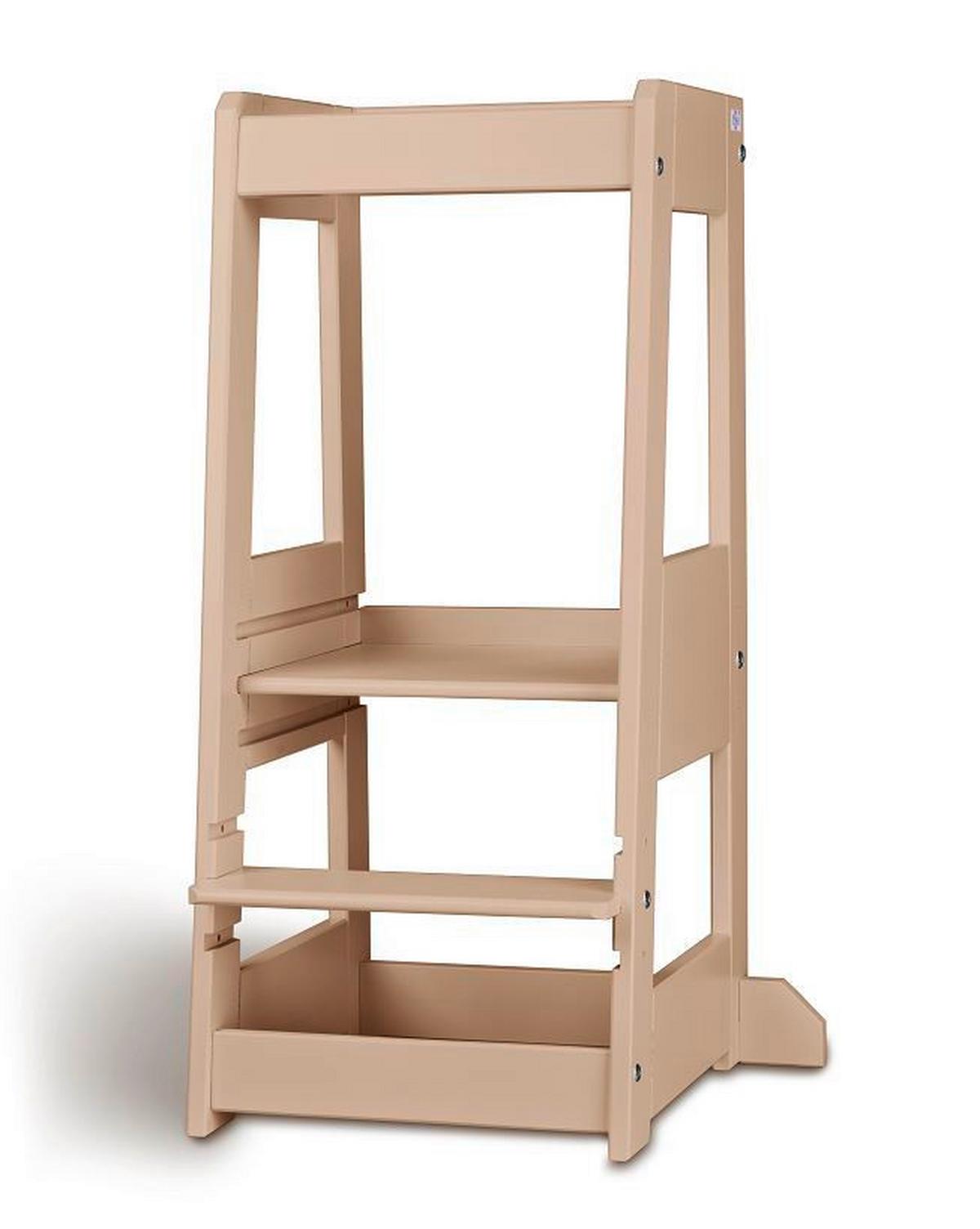 Lernturm Felix Creme, B/H/T: 40x91x45cm - Creme, Basics, Holz (40/91/45cm) - tiSsi