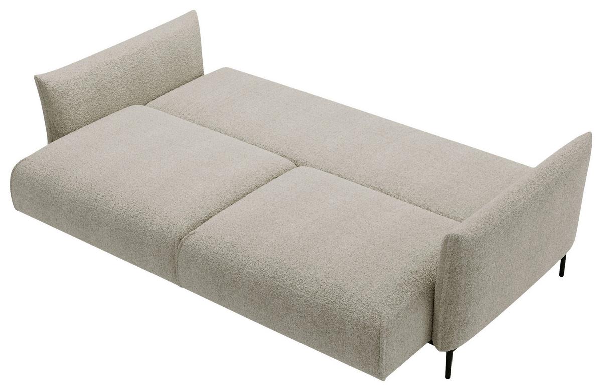 Bueno Creme B: 223 Cm - Creme/Schwarz, Design, Textil (223/96/95cm) - Livetastic