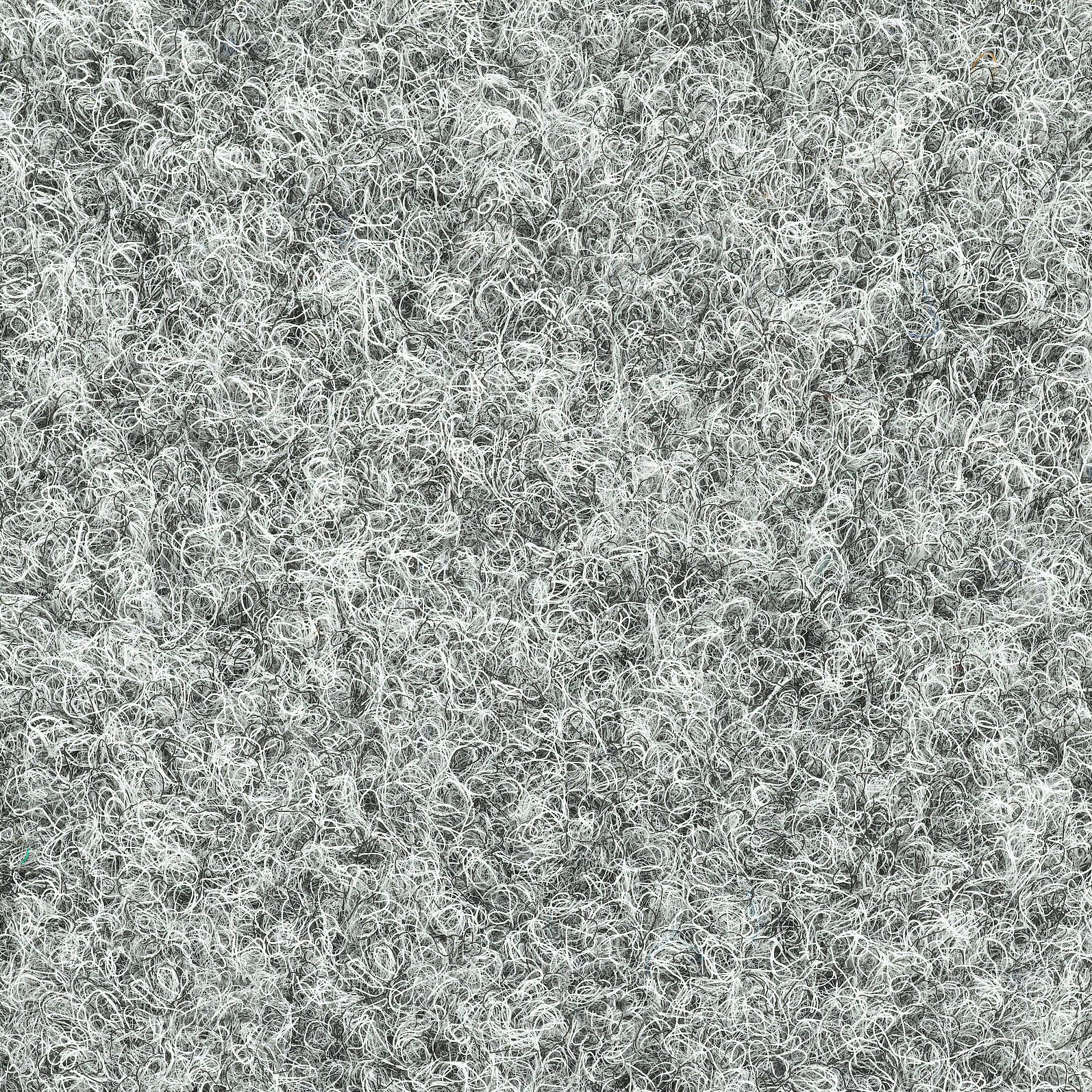 Teppichfliese Graublau Solid Vel 50x50 Cm Florhöhe 4 Mm - Graublau, Basics, Textil (50/50cm)