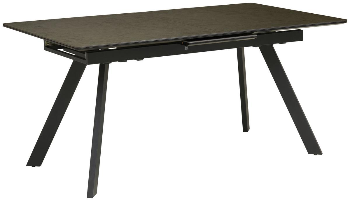 Esstisch Tea - Anthrazit/Schwarz, LIFESTYLE, Keramik/Holzwerkstoff (160-200/76/90cm) - MID.YOU