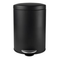 Nášlapný kôš James, 5l - čierna, Konventionell, kov/plast (20,5/29cm) - Modern Living
