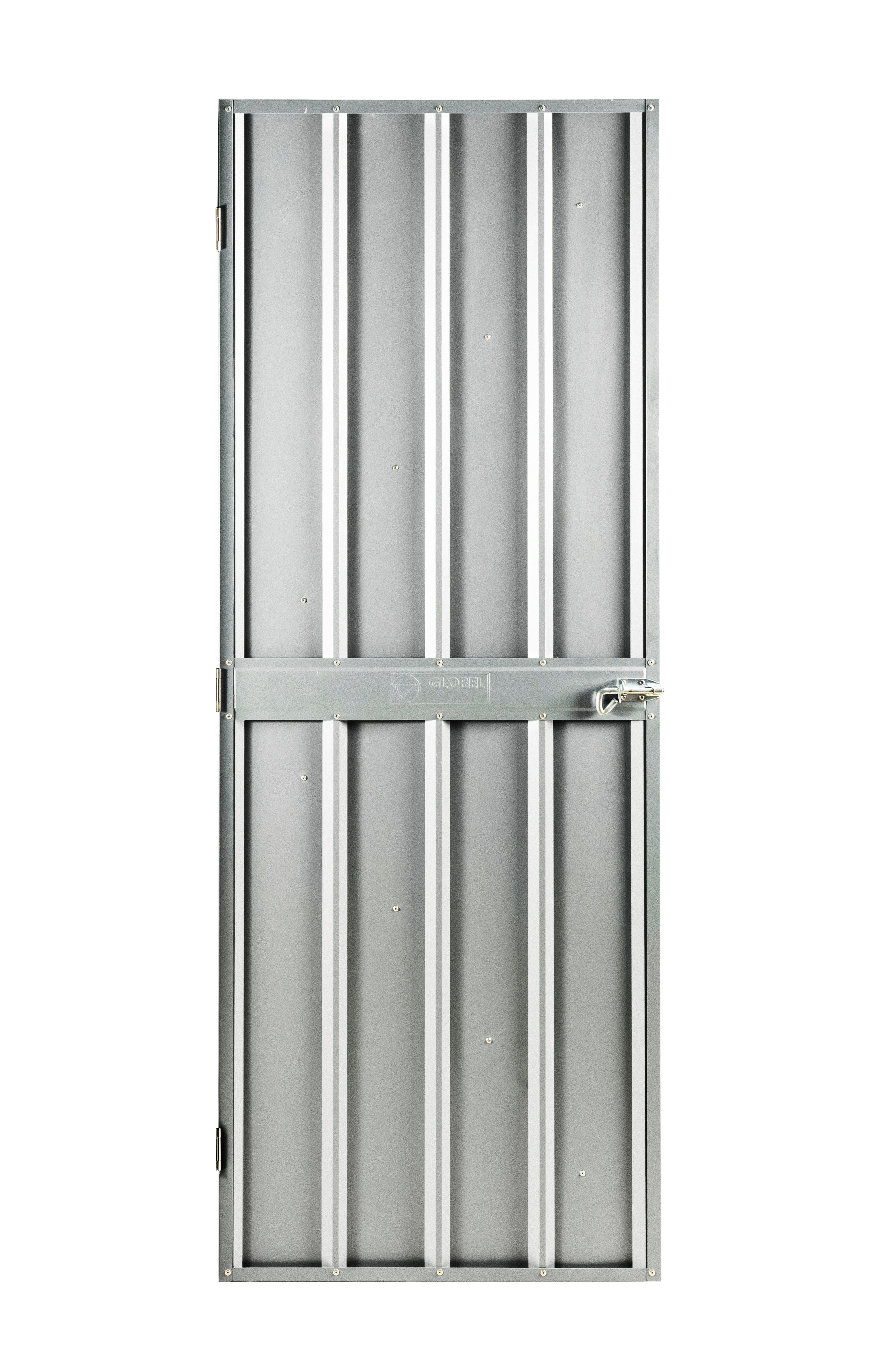 Gerätehaus Schwingtür Kit1 Schwingtür Kit 1 - Silberfarben, Basics, Metall (67/172cm)