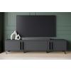 Lowboard Helsinki 183 Schwarz B: 180 Cm - Schwarz, Trend, Holzwerkstoff (180/40/33cm) - P & B