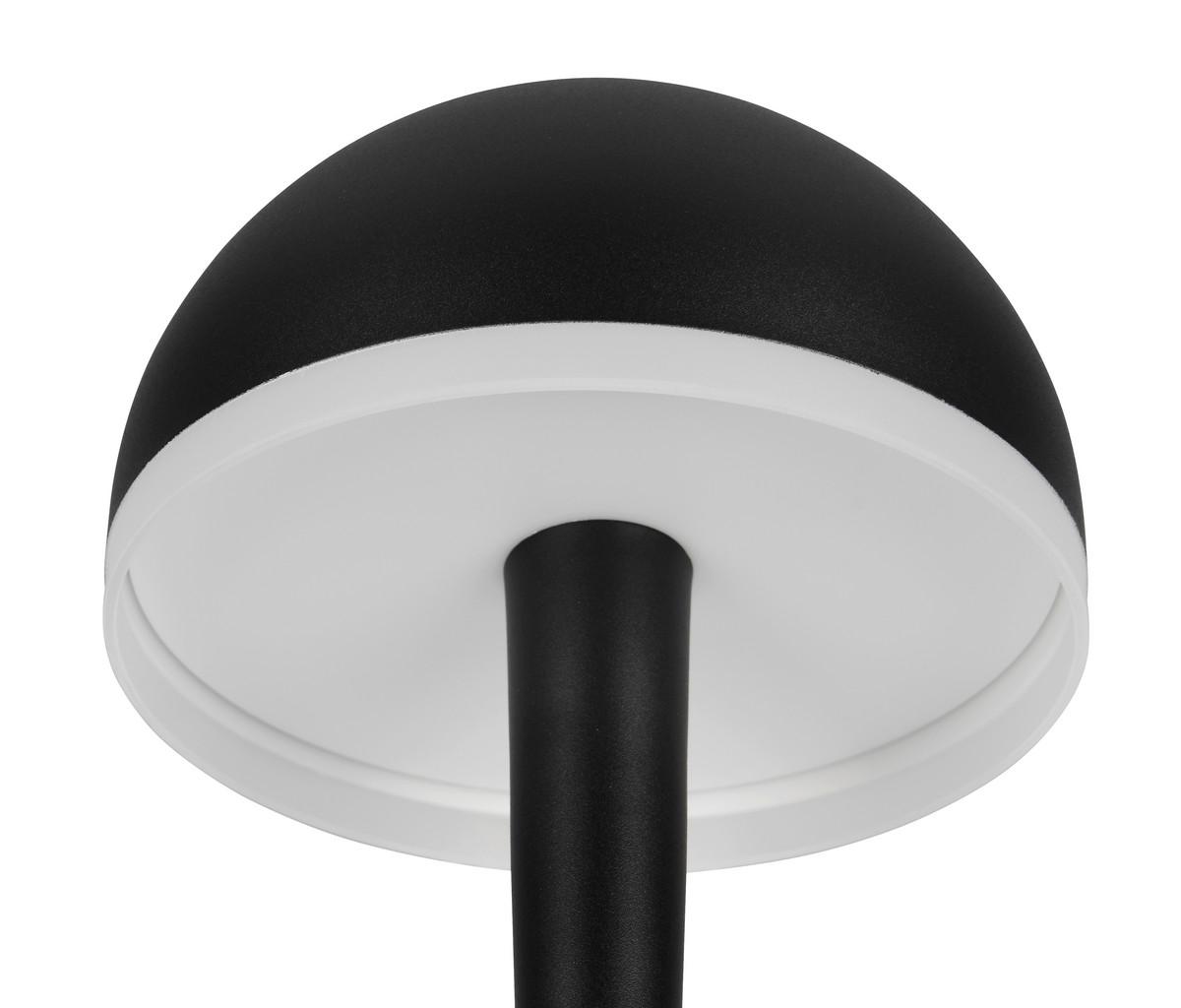 LED-Tischleuchte, Schwarz R54541132 - Schwarz/Weiß, Basics, Kunststoff/Metall (15,4/29,5cm)