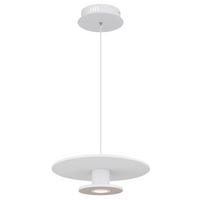 LED-Hängeleuchte 15647w - Beige/Hellgrau, Basics, Kunststoff/Textil (38/150cm) - Globo