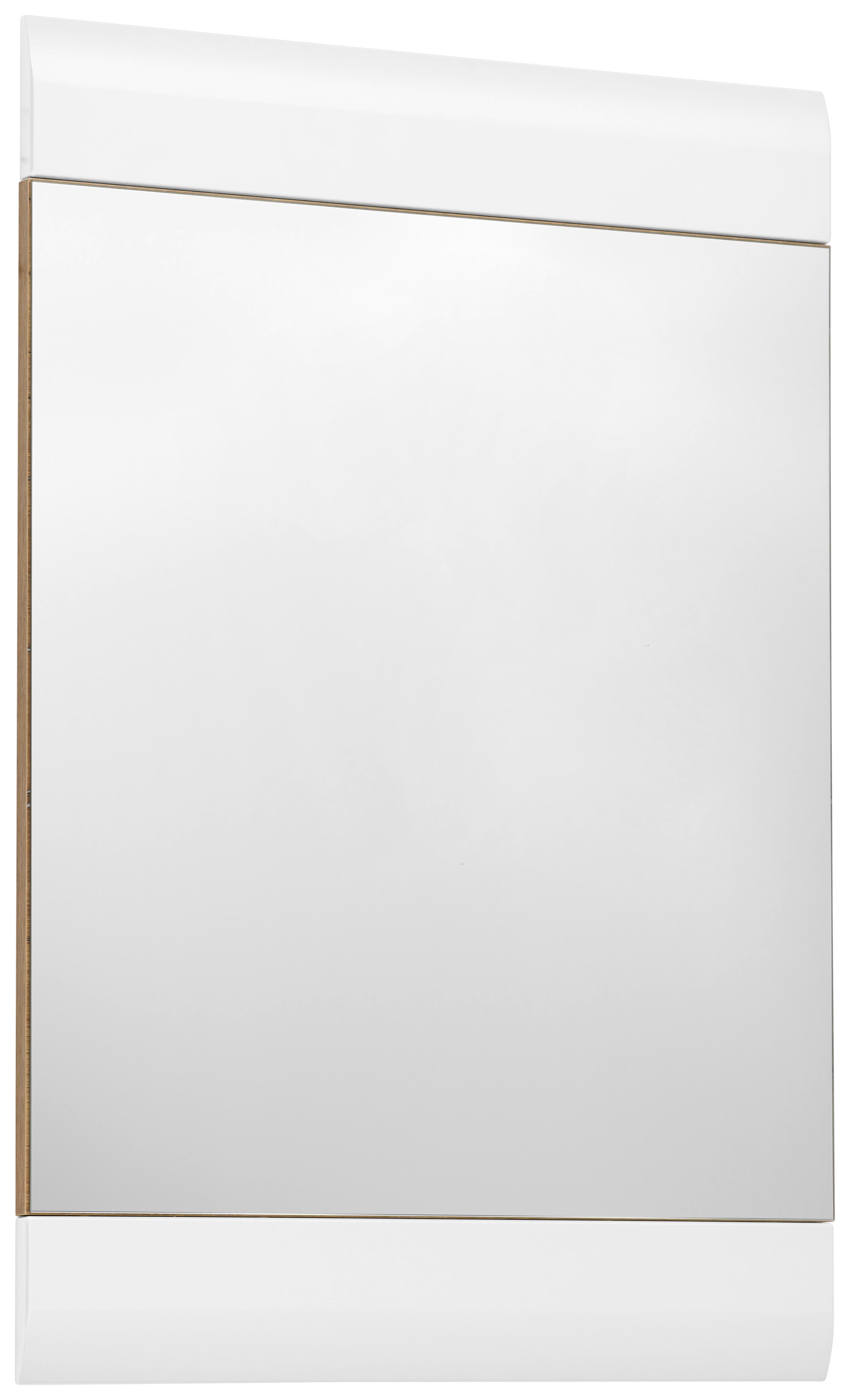 Garderobenschrank Auris BxH: 60x90 cm Teilverrahmt Weiß - MODERN (60/90/2cm) - Luca Bessoni