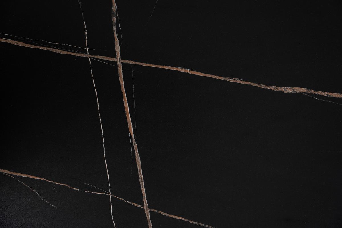 Sideboard Kajsa Schwarz/Artisan Dekor B: 120cm - Schwarz/Eiche Artisan, Trend, Holzwerkstoff (120/80/40cm)