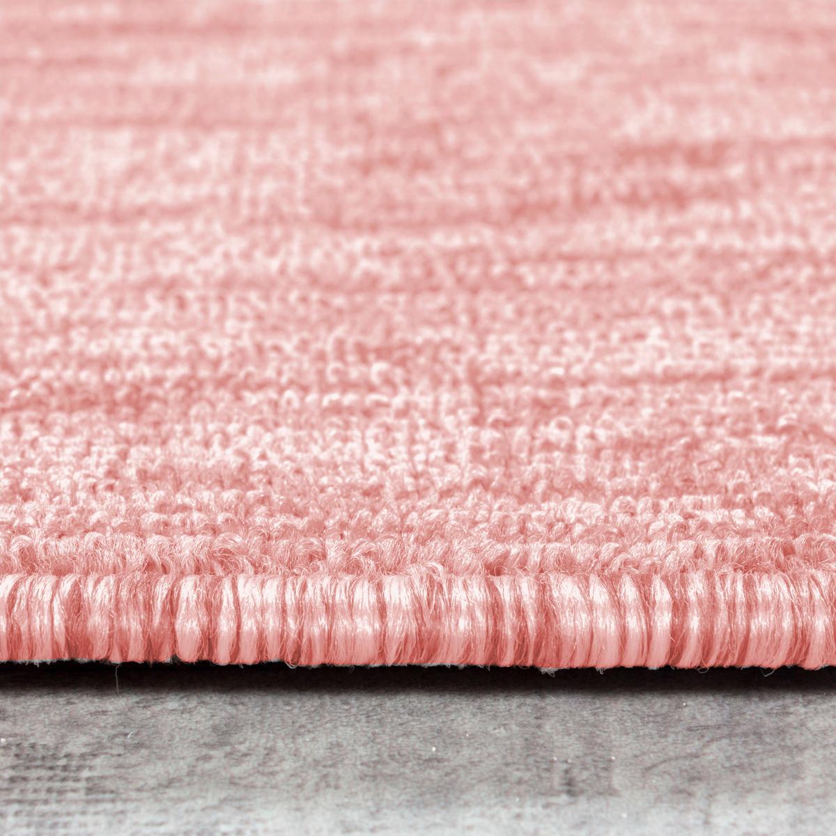 Flachwebteppich Nizza - Rosa, Basics, Textil (240/340cm) - Novel