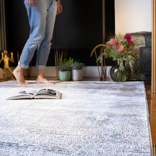 Vintrage-Teppich My Nevada 342 - Grau, Design, Textil (160/230cm) - Obsession