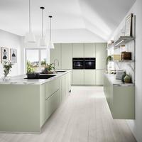 Einbauküche Sydney Frei Planb. Planbar Modern, Grifflos - MODERN, Holzwerkstoff - Vertico