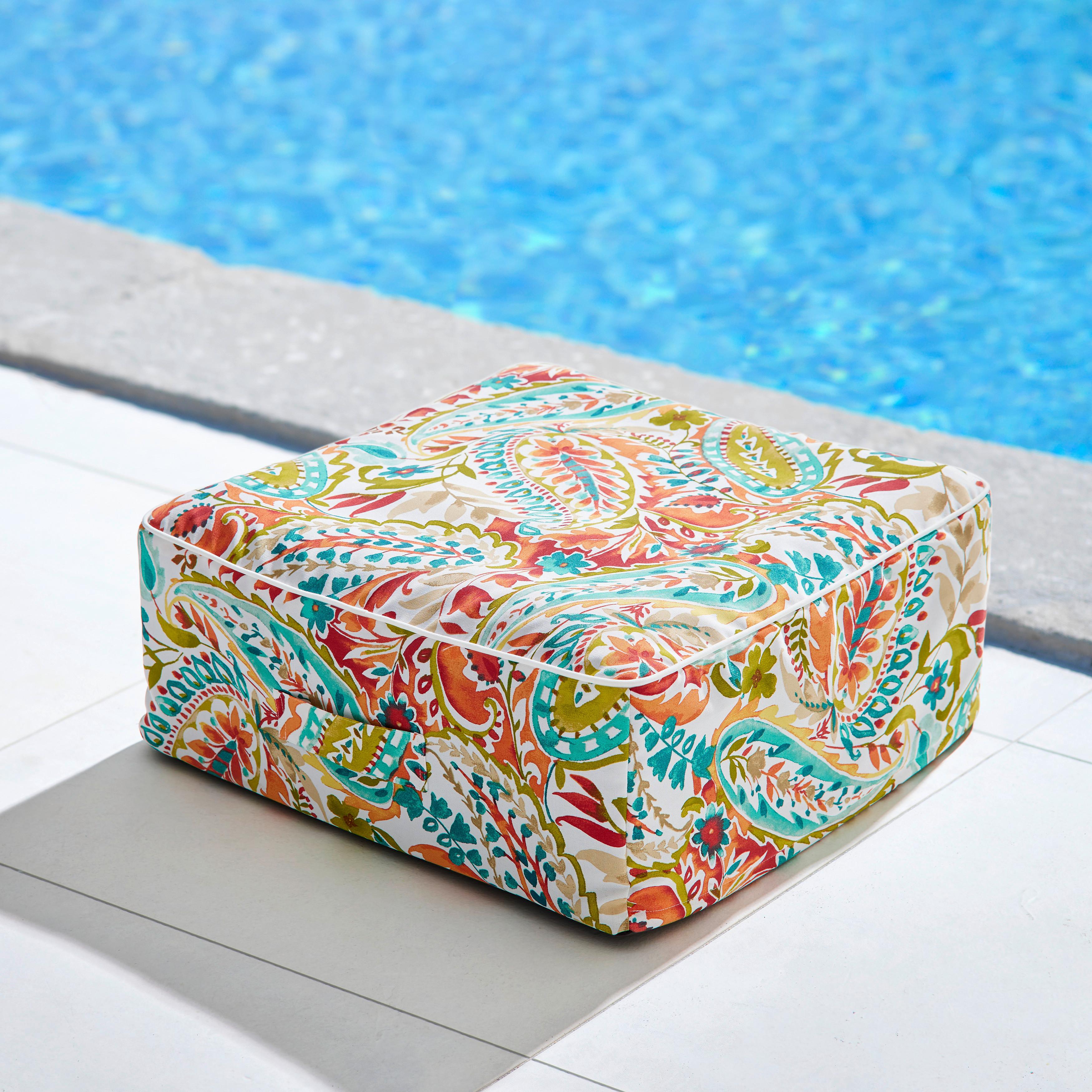 SEDACÍ VENKOVNÍ PODUŠKA CASSY - vícebarevná, Moderní, textil (60/23/60cm) - Bessagi Garden