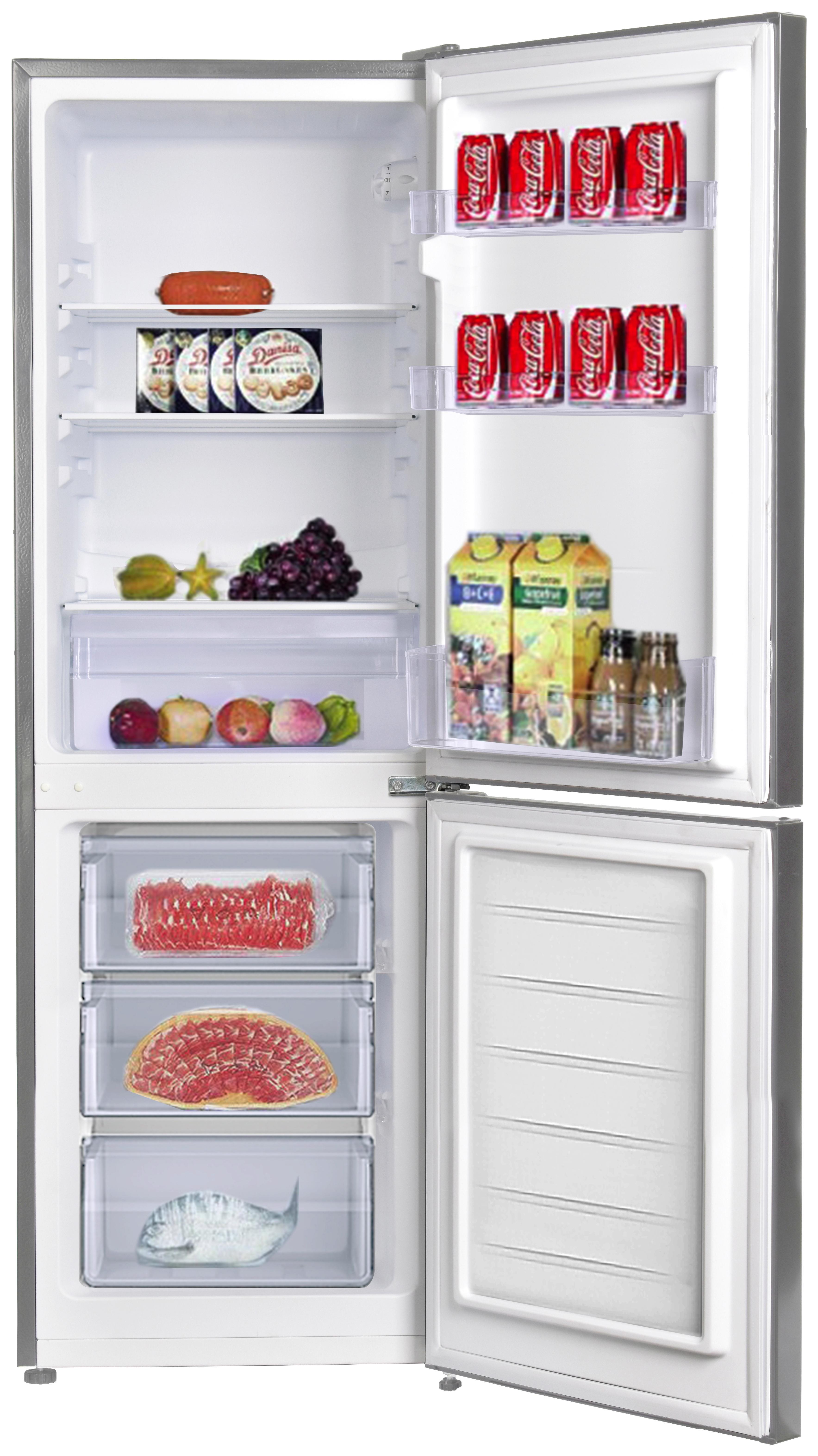 Kühl-Gefrierkombination im Inox-Design kaufen Kühl-Gefrierkombination im Inox-Design kaufen