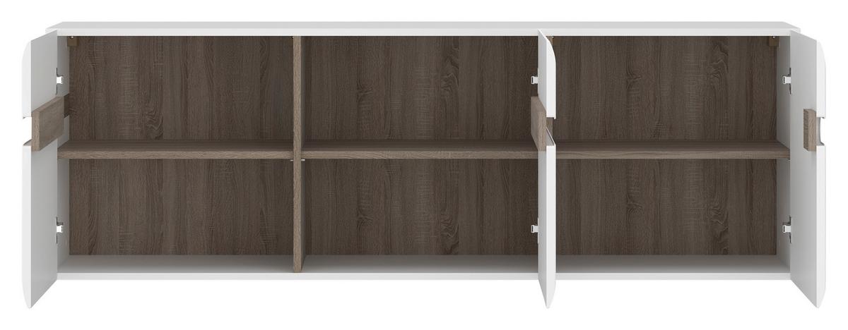 Lebegő Cipősszekrény Linate - Modern, faalapú anyag (164/54,7/41,9cm)