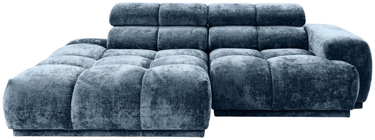 Ecksofa Chani Blau, Schenkel: 150x239 cm - Blau, MODERN, Textil (150/239cm) - MID.YOU