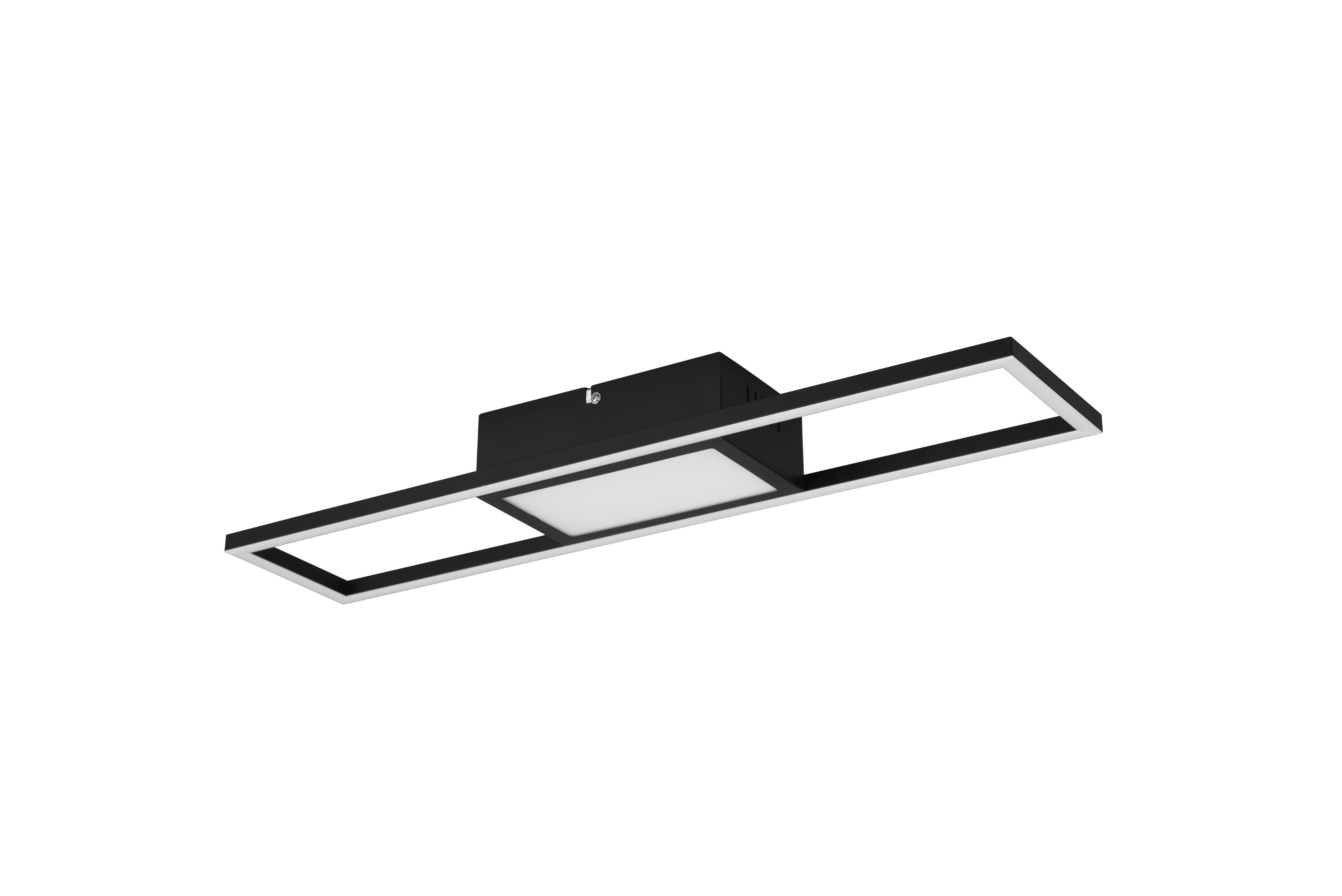 LED-Deckenleuchte R67172132 Regido - Schwarz, Design, Metall (60/6/13cm)