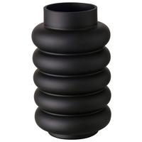 Váza Ribbo, V: ca. 20cm - čierna, Modern, sklo (15/25cm) - Premium Living