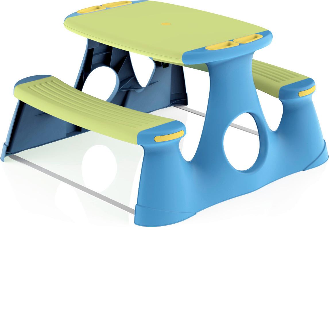 Kinder-Gartenset Luis - Blau/Grün, KONVENTIONELL, Kunststoff (89,5/84,5/48cm) - BUNINO