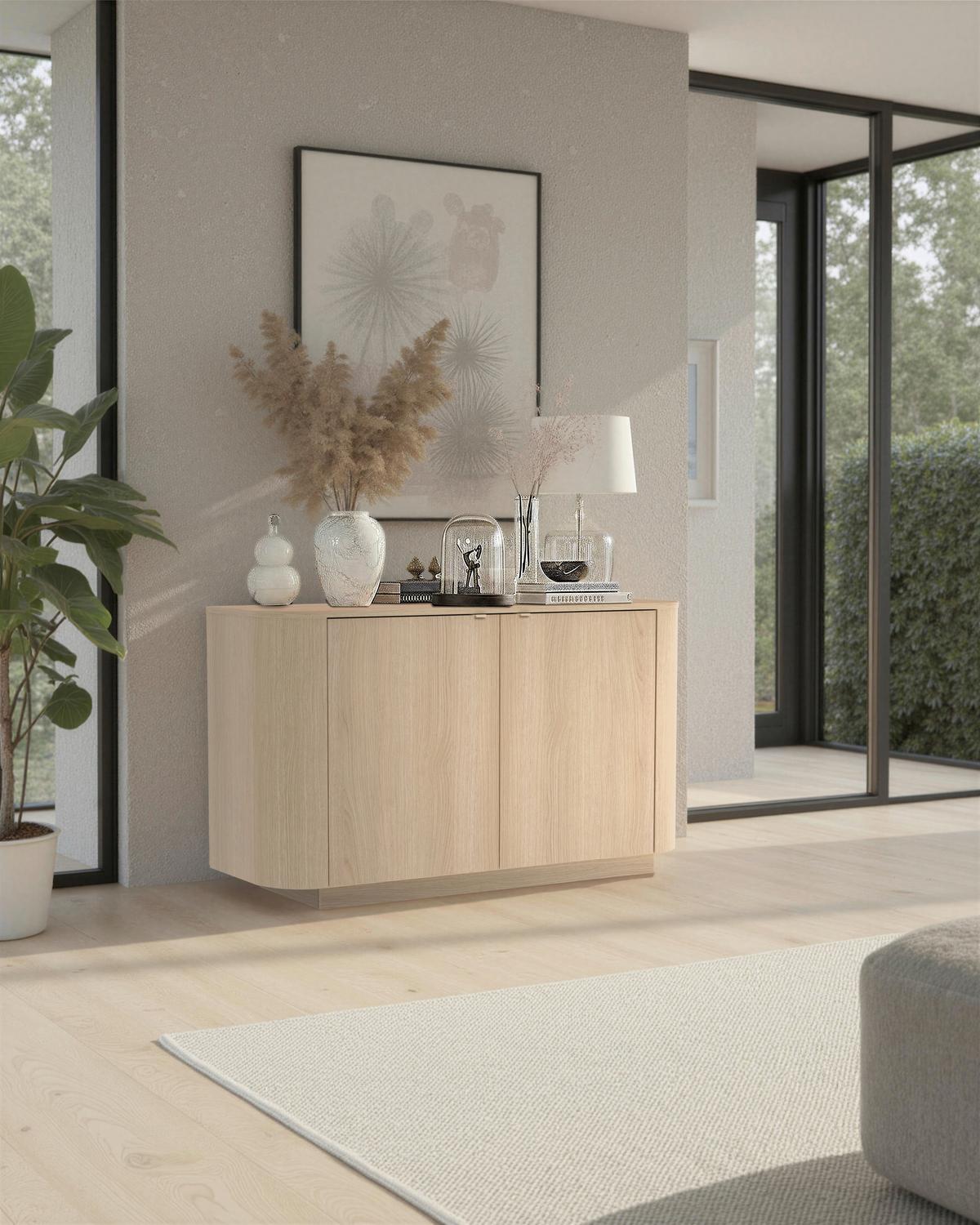 Sideboard Adriatico Eichefarben B: 131 Cm - Eichefarben, Design, Holzwerkstoff (131/76/43cm) - MID.YOU