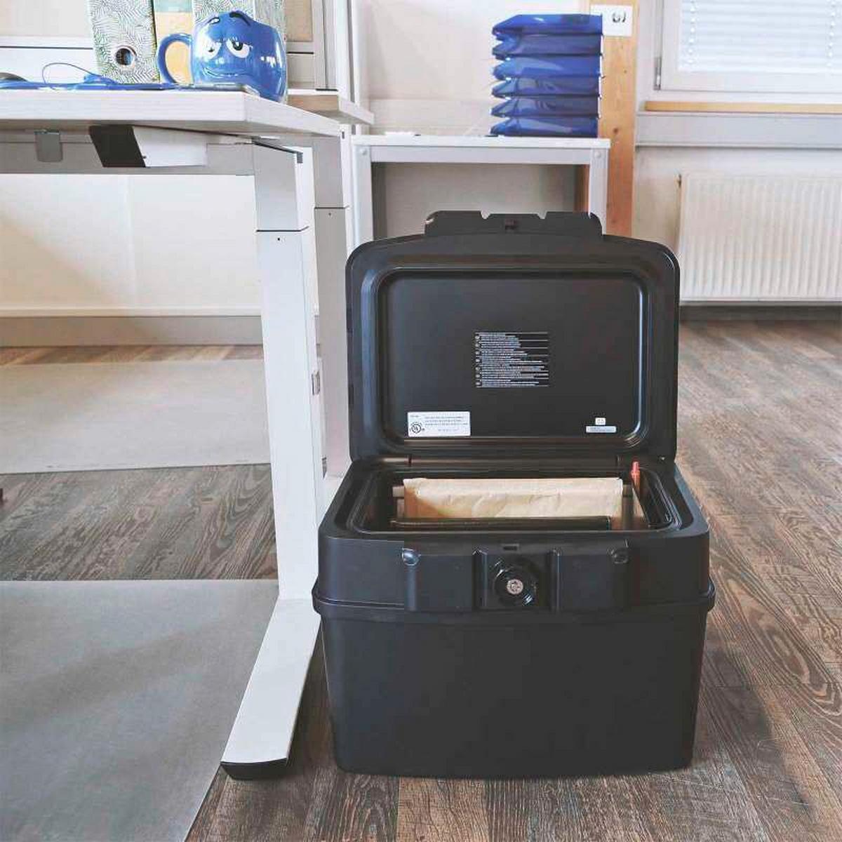 Brandschutztresor Firedatabox3 - Schwarz, KONVENTIONELL, Kunststoff (44/34/37cm) - ROTTNER