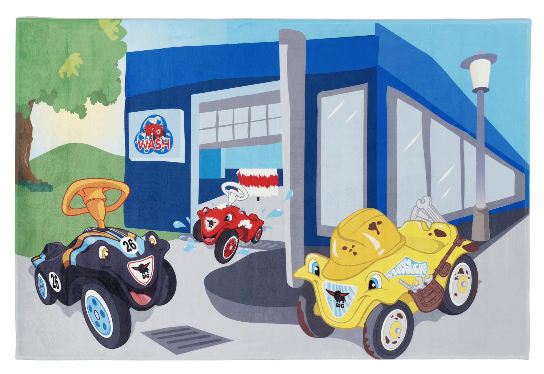 Kinderteppich Autos Multicolor Bobby Car 100x160 cm