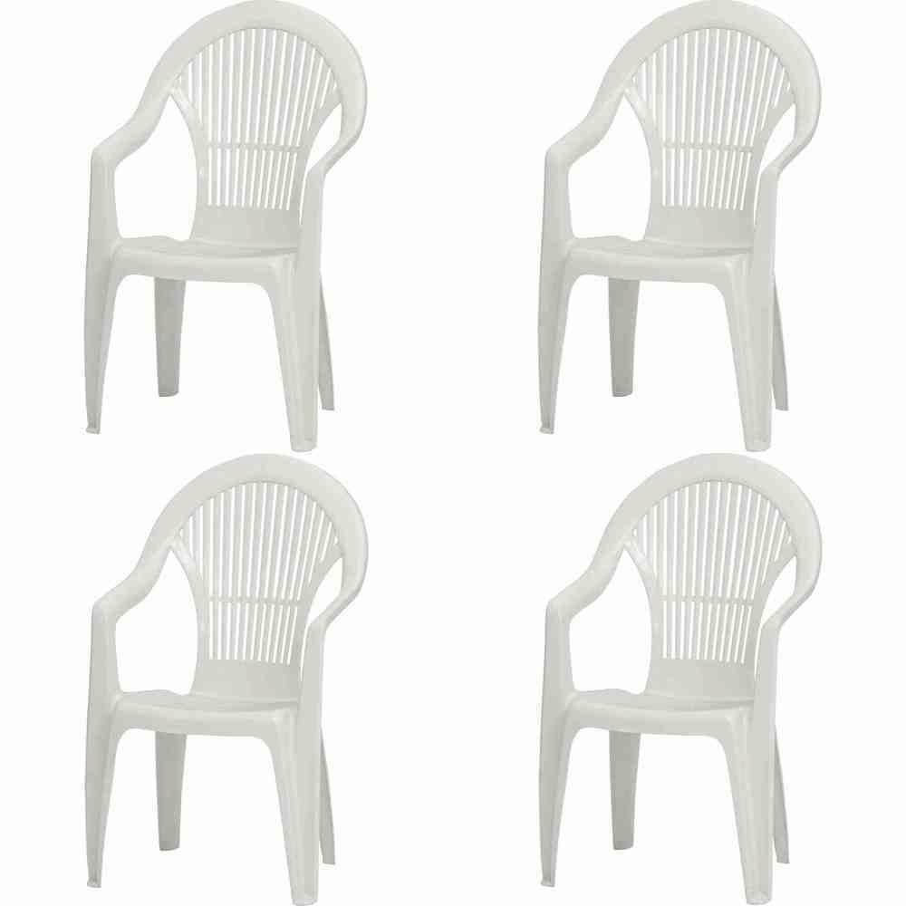 Stapelsessel M73540 - Weiß, KONVENTIONELL, Kunststoff (55/93/49cm) - Siena Garden